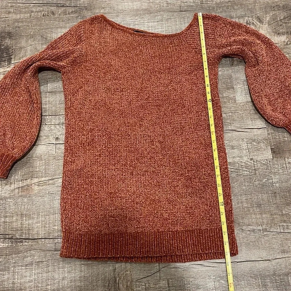 Vici - Redish Orange - Sweater Tunic - Size Small - Gently Used!! - Picture 4 of 10